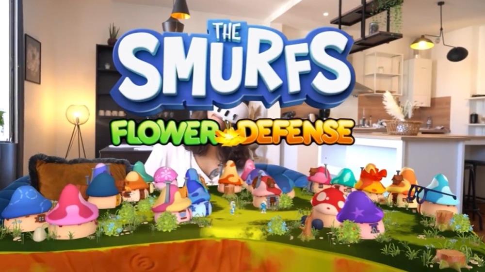 The Smurfs Flower Defense Brings MR Tower Defense to Quest
