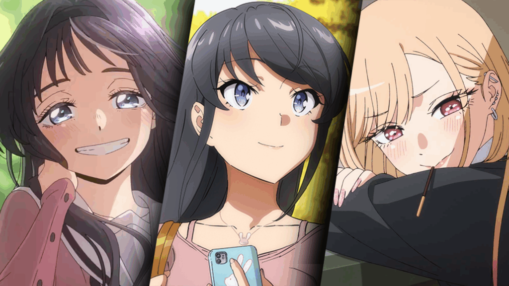 Featured Image: CloverWorks Reveals Special Heroine Visual Featuring Mai, Marin and Kaoruko From Their Summer 2025 Anime Lineup