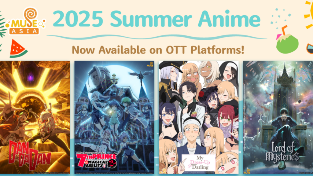 Featured Image: Muse Unveils Anime Lineup for Summer 2025