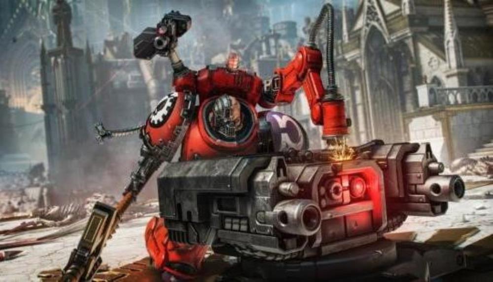 Space Marine 2's latest update adds in the incredibly red, claw-machine-arm-toting Techmarine class